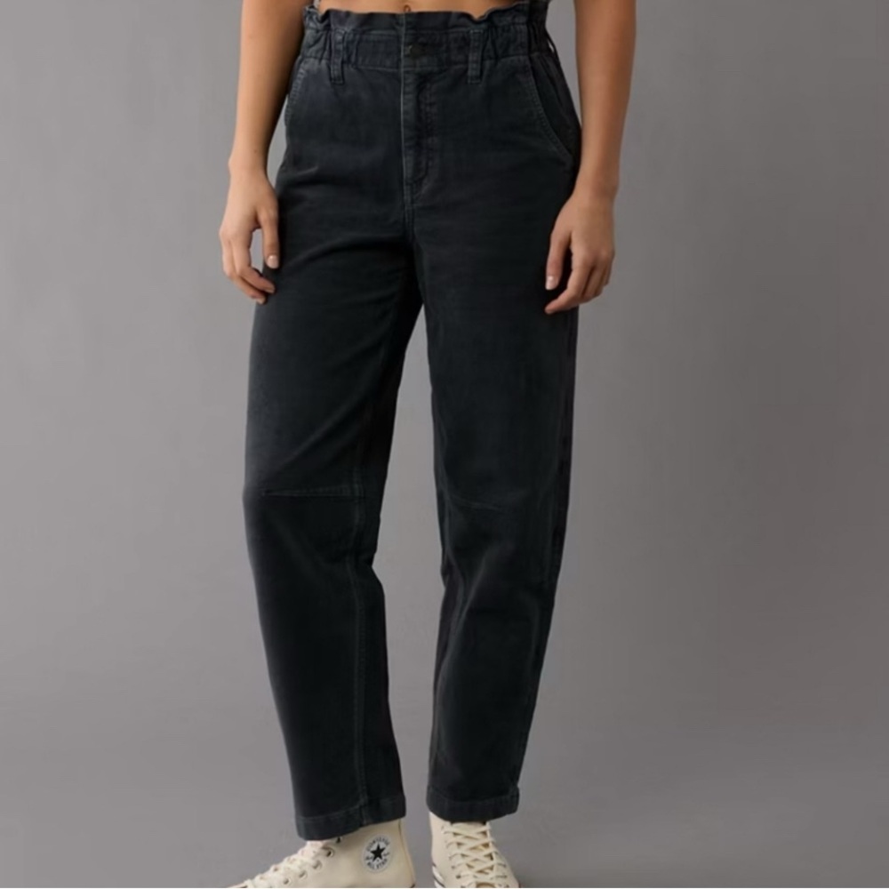 American Eagle Outfitters Dark Gray High Rise Jeans